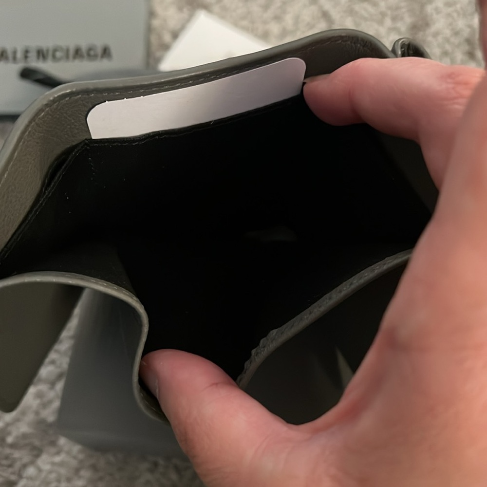 Balenciaga Papier Mini Wallet, dark steel grey, NEW IN BOX! - Picture 7 of 11